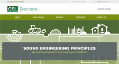 Desktop Screenshot of gelgeophysics.com