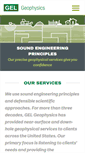 Mobile Screenshot of gelgeophysics.com