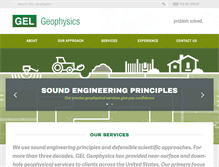 Tablet Screenshot of gelgeophysics.com
